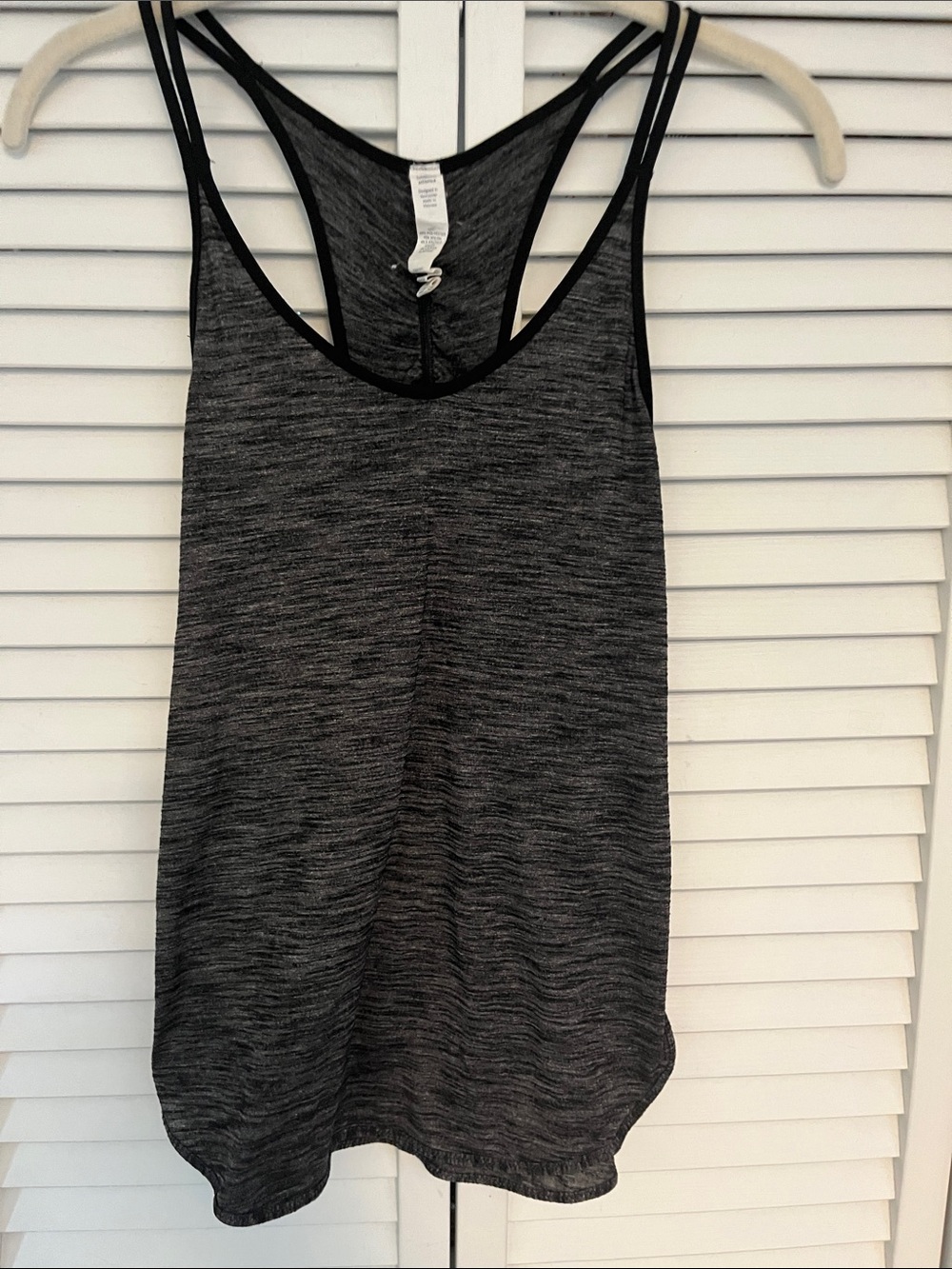 Lululemon Racerback Gray Tank Sz 4
